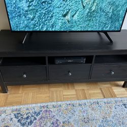 Wood TV Stand With Storage