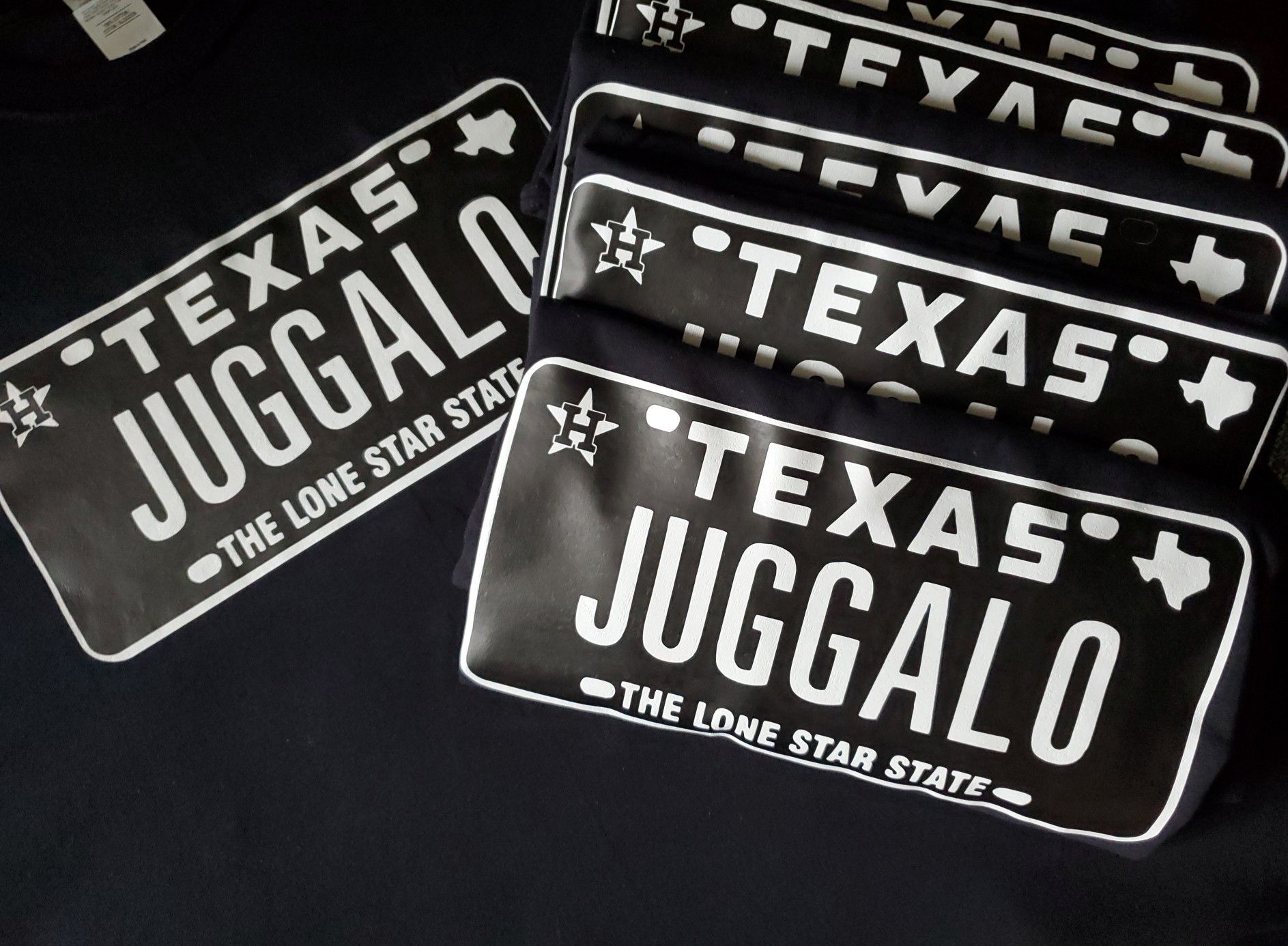 Texas license plate shirt