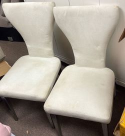 6 Cloth Dinning Chairs 