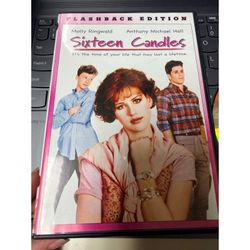 Sixteen Candles DVD Flashback Edition Molly Ringwald John Hughes 80s Comedy PG