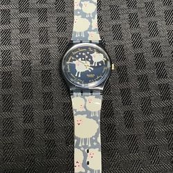 NEW - Swatch Black Sheep GN150 Watch