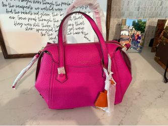 Tory Burch Crazy Pink Small Perry Satchel Purse