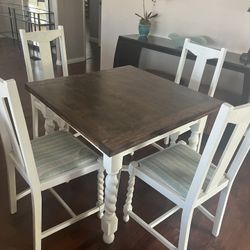 Farmhouse Dining Table And Chairs