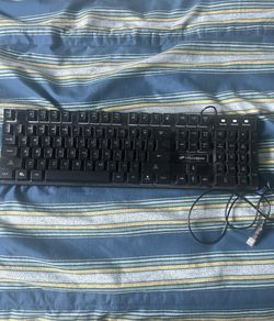 Rainbow LED Gaming PC Keyboard