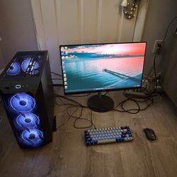 RTX 4070 Gaming PC | 12th Gen Intel w/ 27 Inch Monitor, & Xbox Elite Series Controller