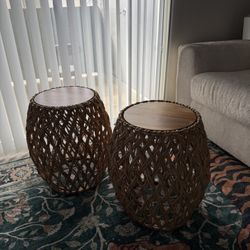 Boho Style Side Tables