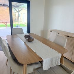 Dining Table For 6 - Modern Mid Century