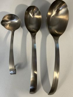 Weight Watchers portion control serving spoons set of three 1/ 4,  1/2 and one cup - stainless steel  - Vintage 