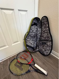 Millington Tennis Racket Case with 2 Rackets