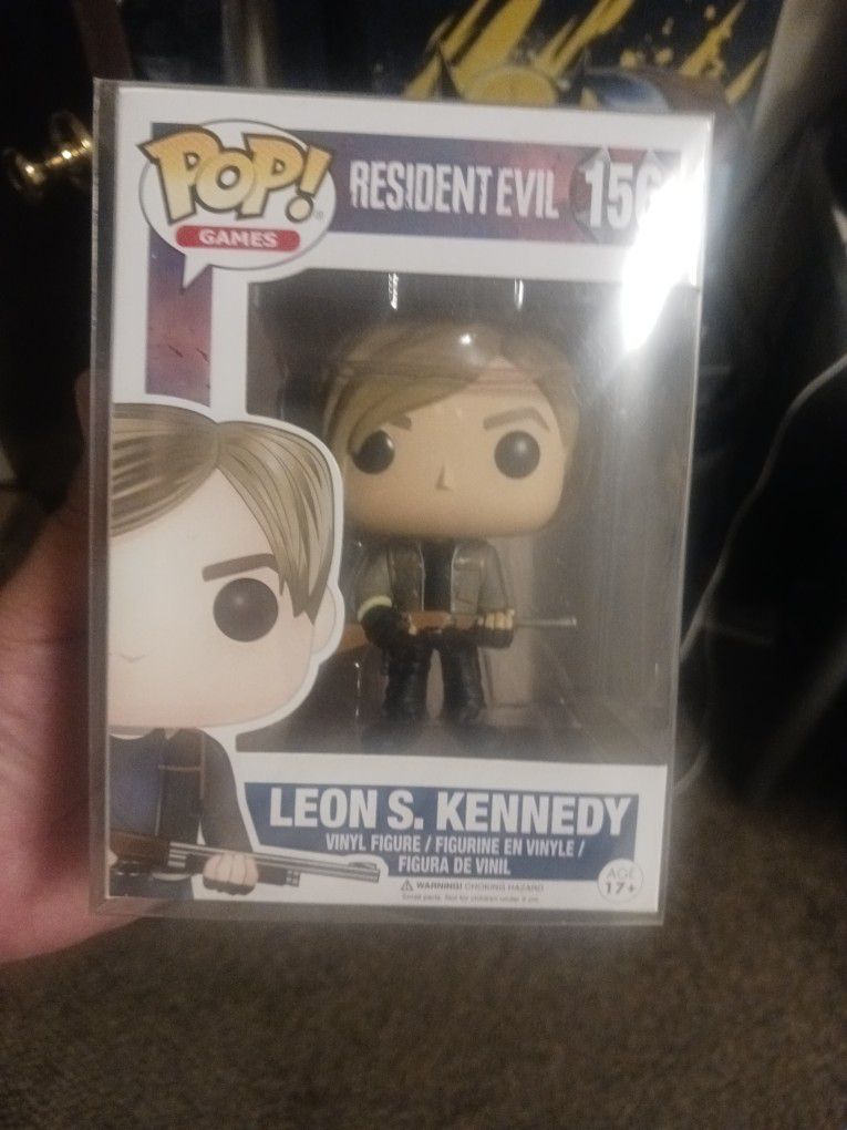 Funko Pop Leon Kennedy Willing To Trade For Graded Pokemon Cards