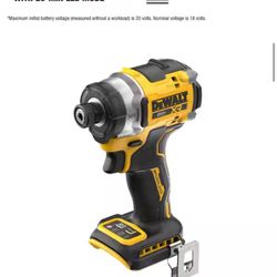 DeWalt 20V MAX XR Brushless 1/4” 3-Speed Impact Driver