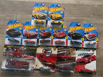 Hot wheels Ferrari lot