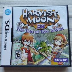 Harvest Moon DS : The Tale of Two Towns for Nintendo DS ( NDS ) Complete