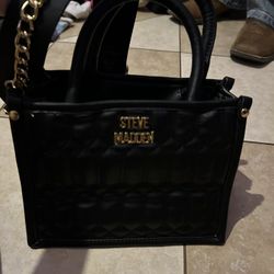 Steve Madden Black Small Tote