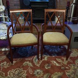Two Vintage Chairs Good Condition