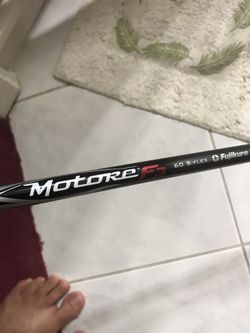 Fujikura ( Motore F3 shaft) 60 S-Flex w/ Nike club head Vrs 10.5