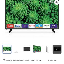 VIZIO ‘50 - 1080hp LED smartTV HDMI3