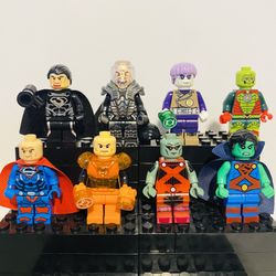 DC Comics Superman Baddies Minifigures Pack | New Custom LEGO Compatible Toys