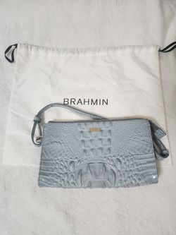 Brahmin Sienna Sky Melbourne Leather Crossbody Bag/purse P34 151 00060
