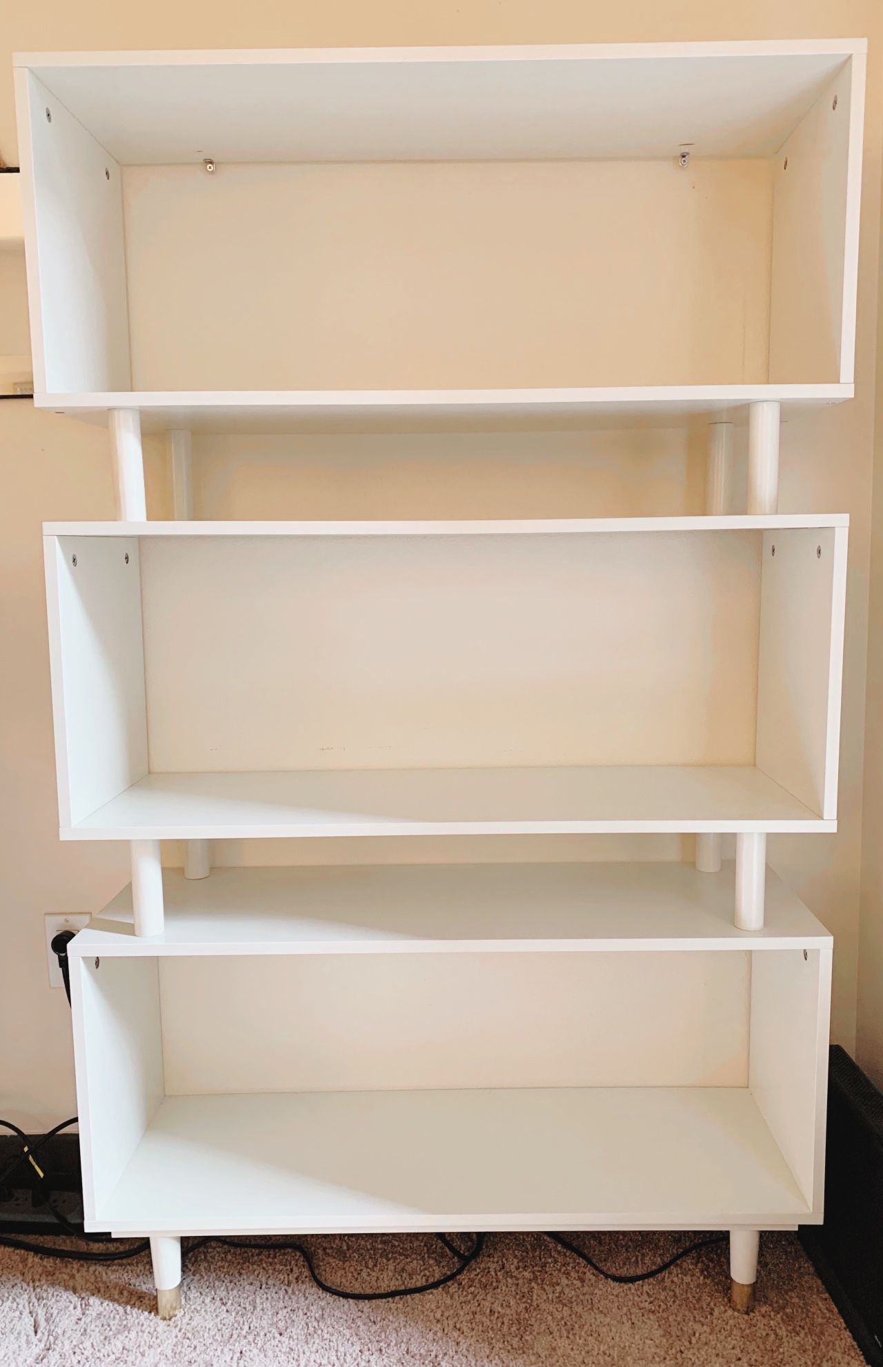 Wayfair Camylle Standard Bookcase with wall fasteners