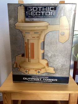 Warhammer 40k battlefield in a box United frontier  outpost tower