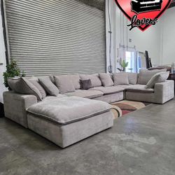 Black Friday Sale‼️ 6pc Sectional Couch- Free Delivery‼️