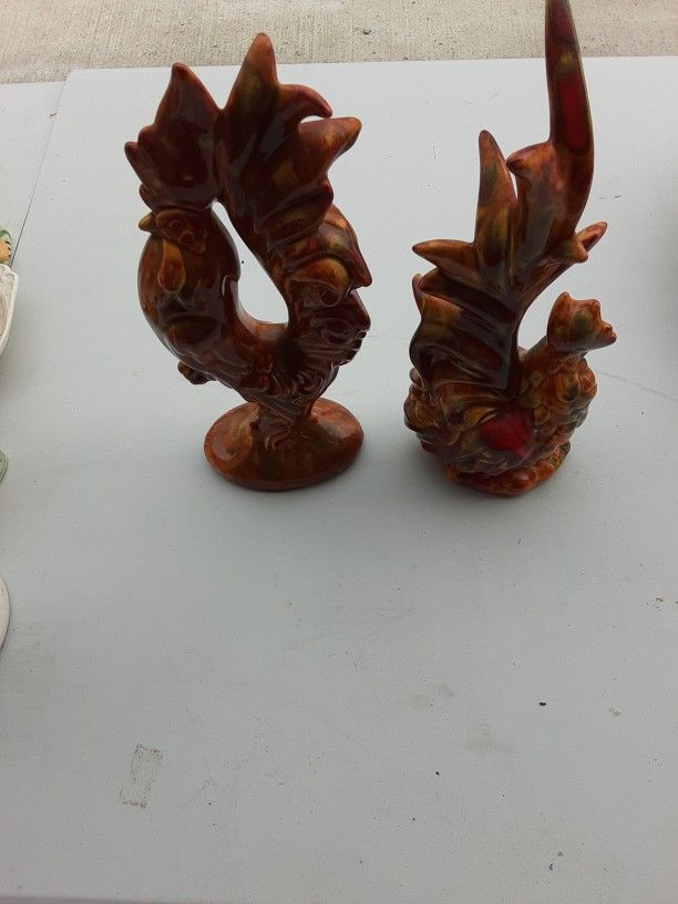 Ceramic Roosters