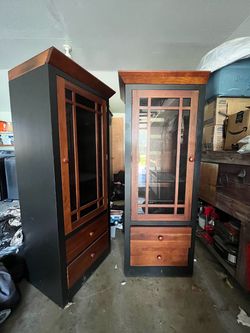 Ethan Allen Display Cabinets