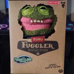 Fuggler FuggGlow Grin Grin Ugly Monster Glow In The Dark Edition Plush ZURU NIB
