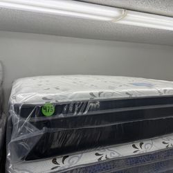 FULL SIZE EUROTOP MATTRESS & BOX SPRING BED SET