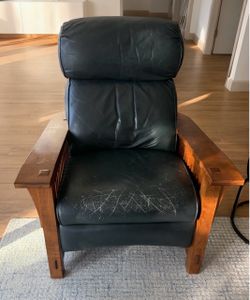 Mission Style Wooden Frame Recliners