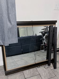 Mirror with light