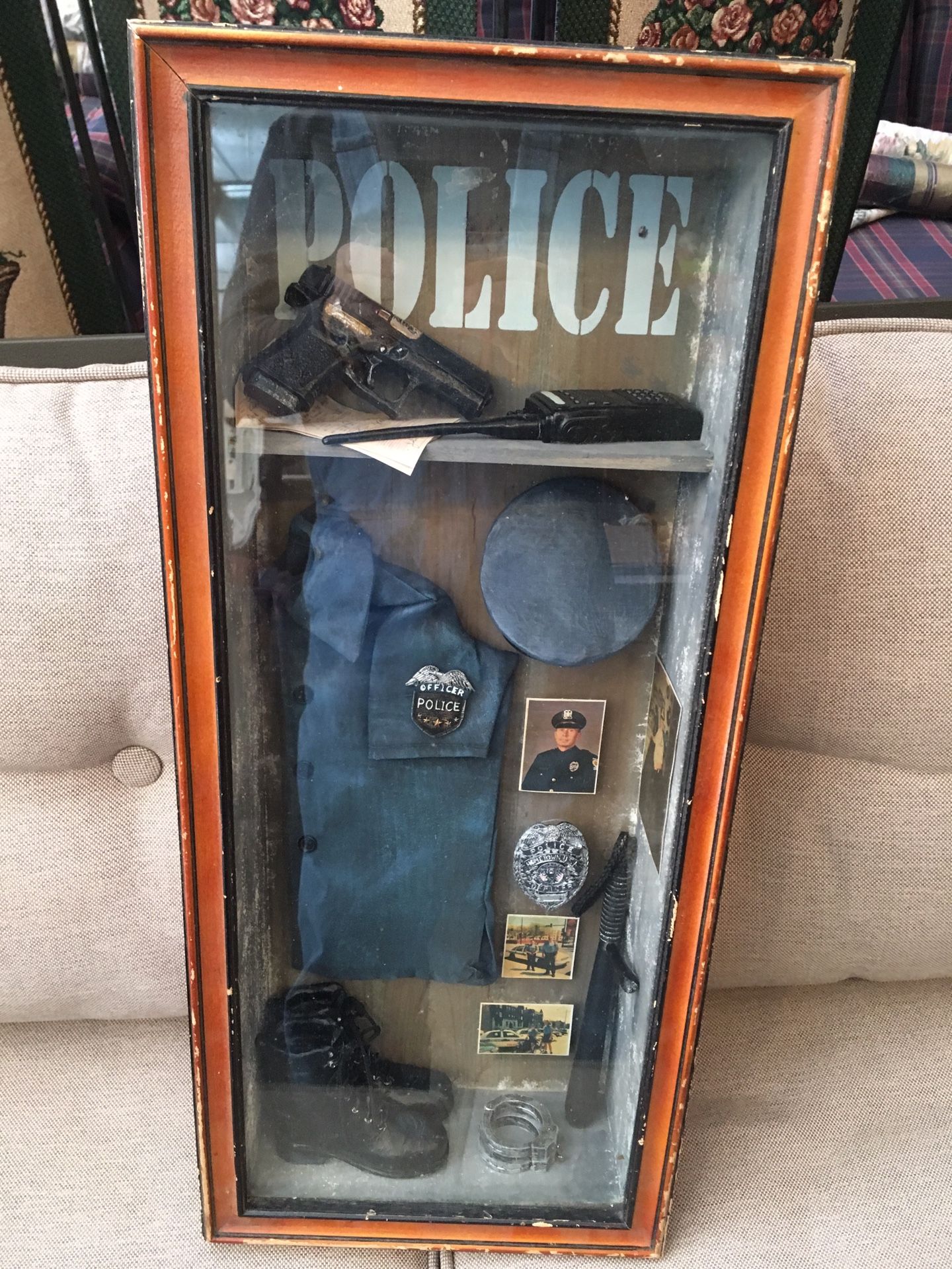 Police shadow box
