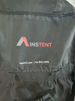 Custom TENT. Instent Black Heavy-Duty Carry Bag
