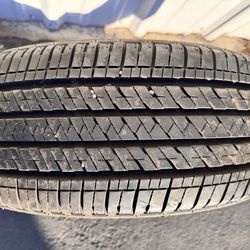 Single (1) 205 55 16 Bridgestone Ecopia all season tire