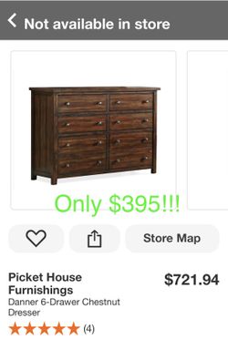 Beautiful eight drawer dresser only $395 brand new in the box