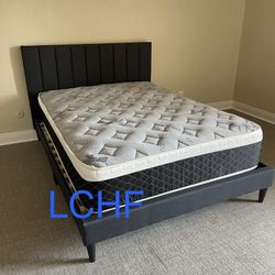 New Queen Bed Frame With Mattress