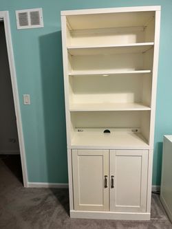 Pottery barn kids Preston bookcase and cabinet wall unit