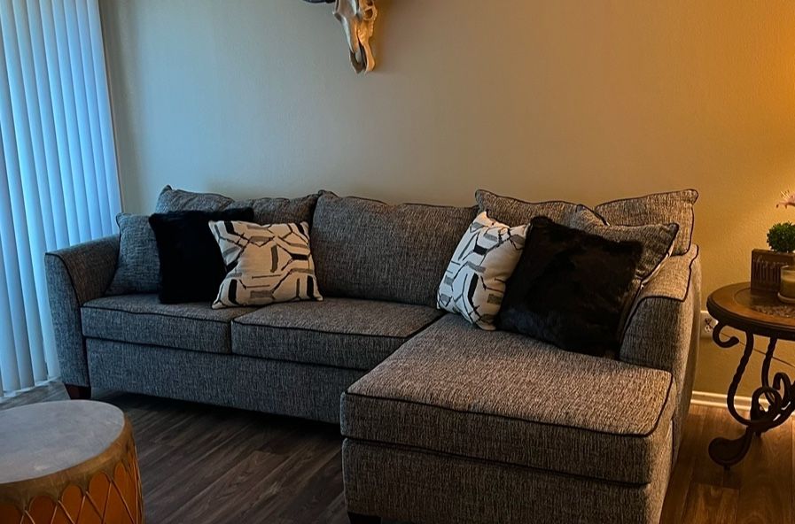 Sectional Couch With Pull Out Bed (full)