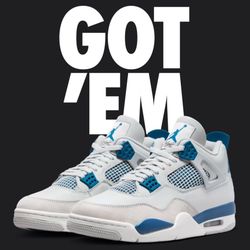 Jordan 4 Military Blue Size 9 Men