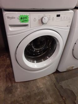 Whirlpool front load washer working perfectly with 4 months warranty