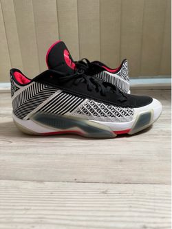 Nike Air Jordan XXXVIII 38 Low Fundamental 2.0 White Siren Red  Size 11.5