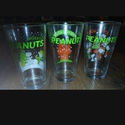 Peanuts Glass Tumblers 