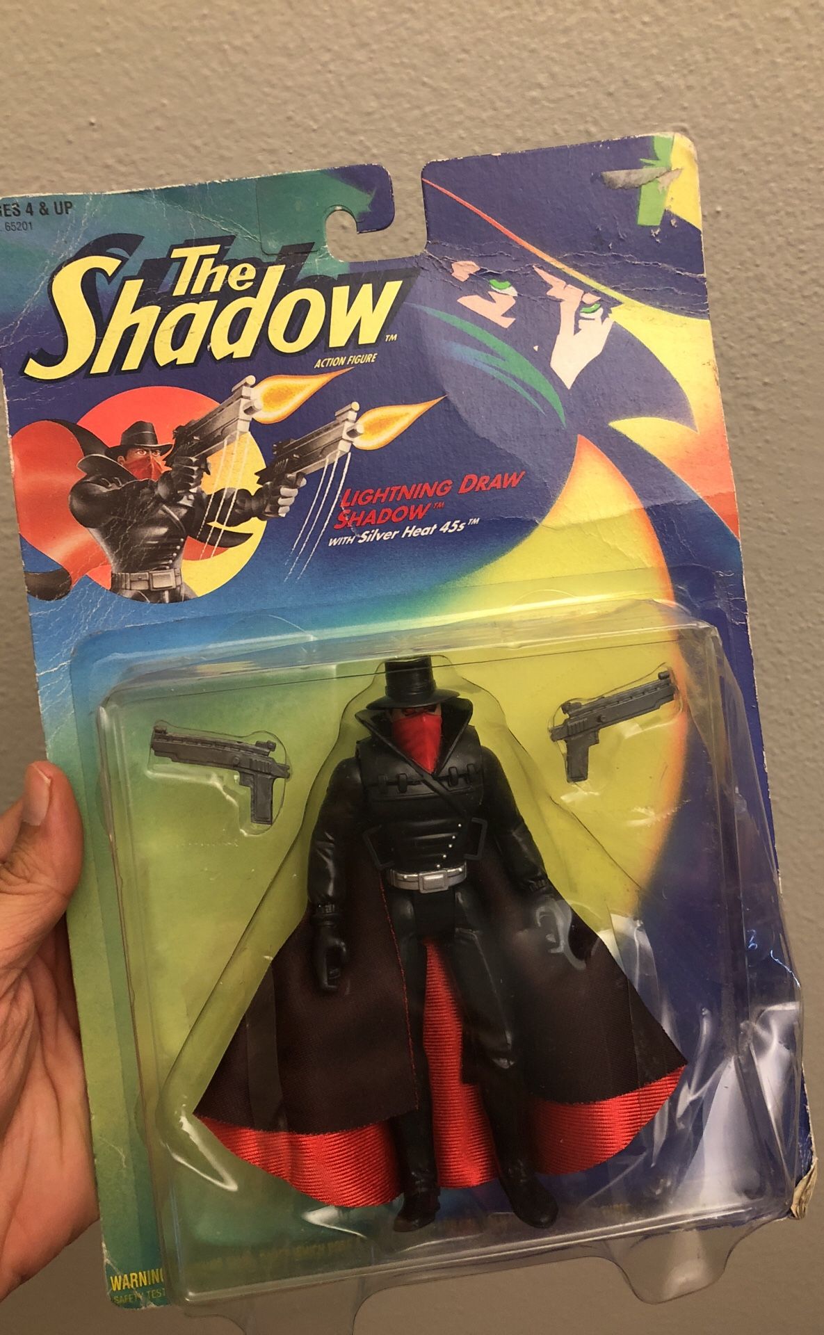 The Shadow Comic Book Action Figure Collectible (still in box). 25 years old