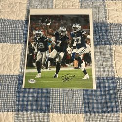 Trevon Diggs signed photo PSA certified