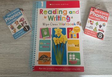 Re-useable LA/spelling work books