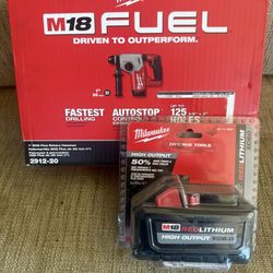 Milwaukee Rotary Hammer With New Xc6 Battery