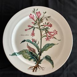 Villeroy & Boch Botanica Nicotiana Tabacum 12.25” Round Platter Vintage
