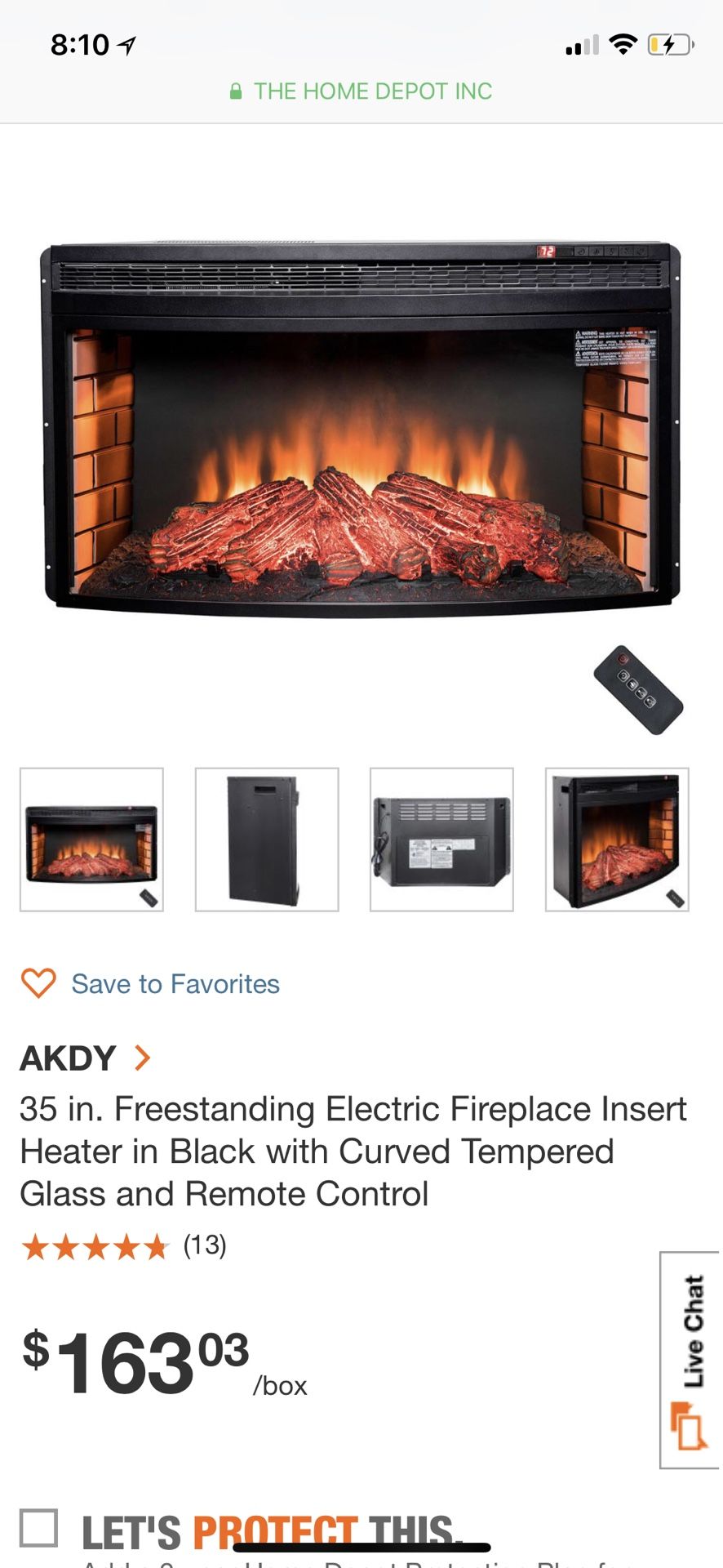 35 in Electric Fireplace for Sale in West Covina, CA - OfferUp