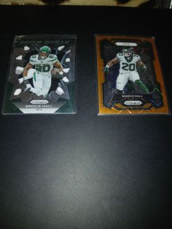 Breece Hall Panini Prizm Football Cards Lot of 2